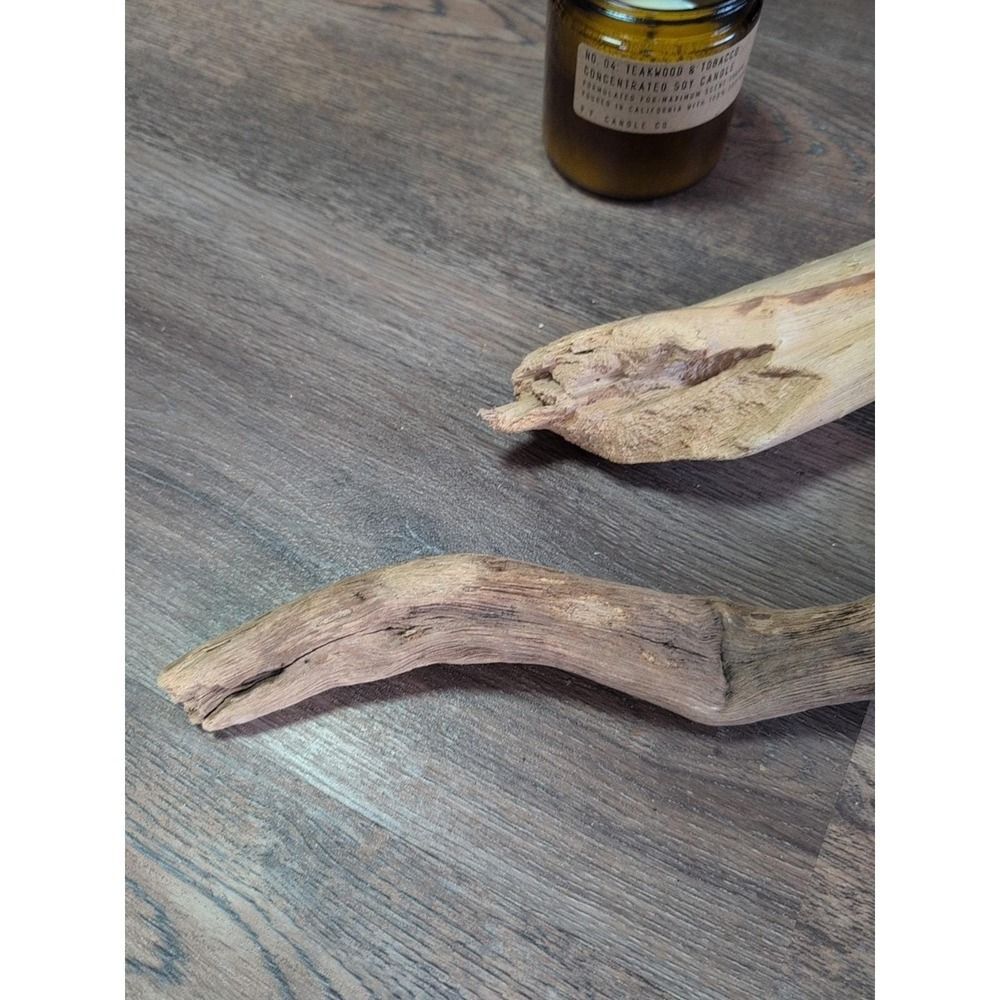 Driftwood So Cal CA Beach Ocean Wood Sculpture Art Crafts Garden Decor Lot Of 2 - Picture 10 of 15